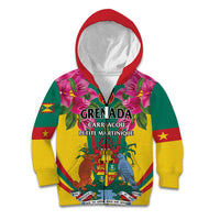 Personalized Carriacou and Petite Martinique Kid Hoodie Bougainvillea Flowers