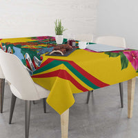 Carriacou and Petite Martinique Tablecloth Bougainvillea Flowers - Wonder Print Shop