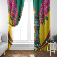 Carriacou and Petite Martinique Window Curtain Bougainvillea Flowers - Wonder Print Shop