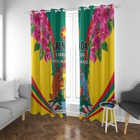 Carriacou and Petite Martinique Window Curtain Bougainvillea Flowers - Wonder Print Shop