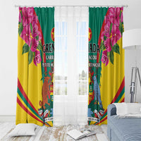 Carriacou and Petite Martinique Window Curtain Bougainvillea Flowers - Wonder Print Shop