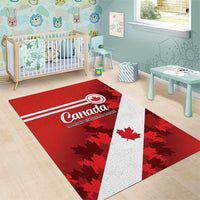 Canada Maple Leaf Area Rug A mari usque ad mare