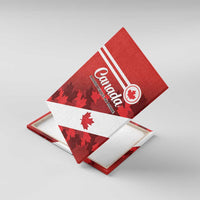 Canada Maple Leaf Canvas Wall Art A mari usque ad mare