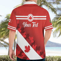 Personalised Canada Maple Leaf Hawaiian Shirt A mari usque ad mare