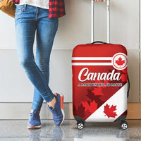 Canada Maple Leaf Luggage Cover A mari usque ad mare