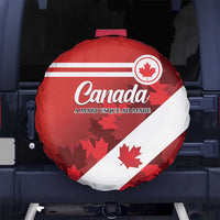 Canada Maple Leaf Spare Tire Cover A mari usque ad mare - Wonder Print Shop