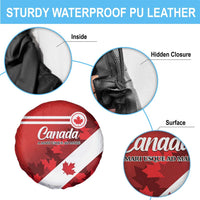 Canada Maple Leaf Spare Tire Cover A mari usque ad mare - Wonder Print Shop