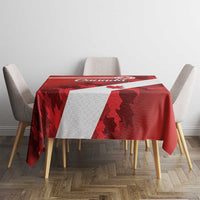 Canada Maple Leaf Tablecloth A mari usque ad mare - Wonder Print Shop
