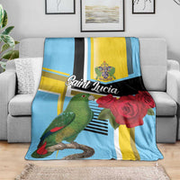 Saint Lucia Blanket Jacquot Parrot Rosie Floral