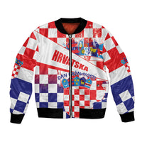 Croatia National Day 2024 Bomber Jacket Hrvatska Dan drzavnosti - Wonder Print Shop