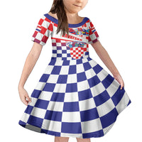 Croatia National Day 2024 Family Matching Mermaid Dress and Hawaiian Shirt Hrvatska Dan drzavnosti - Wonder Print Shop