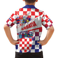Croatia National Day 2024 Family Matching Summer Maxi Dress and Hawaiian Shirt Hrvatska Dan drzavnosti - Wonder Print Shop
