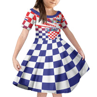 Croatia National Day 2024 Family Matching Summer Maxi Dress and Hawaiian Shirt Hrvatska Dan drzavnosti - Wonder Print Shop