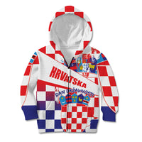 Croatia National Day 2024 Kid Hoodie Hrvatska Dan drzavnosti - Wonder Print Shop