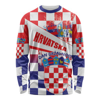 Croatia National Day 2024 Long Sleeve Shirt Hrvatska Dan drzavnosti - Wonder Print Shop