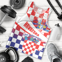 Croatia National Day 2024 Men Tank Top Hrvatska Dan drzavnosti - Wonder Print Shop