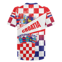 Croatia National Day 2024 Rugby Jersey Hrvatska Dan drzavnosti - Wonder Print Shop