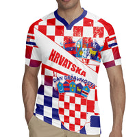 Croatia National Day 2024 Rugby Jersey Hrvatska Dan drzavnosti - Wonder Print Shop