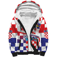 Croatia National Day 2024 Sherpa Hoodie Hrvatska Dan drzavnosti - Wonder Print Shop