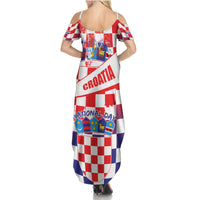 Croatia National Day 2024 Summer Maxi Dress Hrvatska Dan drzavnosti - Wonder Print Shop