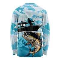 Tuna Fishing Long Sleeve Shirt Fish Camouflage Pattern - Wonder Print Shop