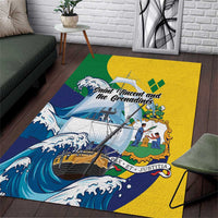Saint Vincent and the Grenadines Sailing Area Rug Caribbean Sailing