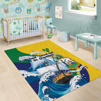 Saint Vincent and the Grenadines Sailing Area Rug Caribbean Sailing