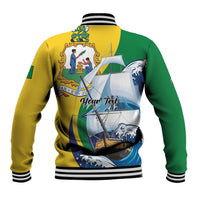 Personalized Saint Vincent and the Grenadines Sailing Baseball Jacket Caribbean Sailing