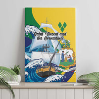 Saint Vincent and the Grenadines Sailing Canvas Wall Art Caribbean Sailing