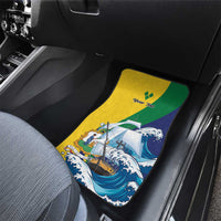 Saint Vincent and the Grenadines Sailing Car Mats Caribbean Sailing