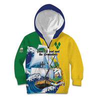 Personalized Saint Vincent and the Grenadines Sailing Kid Hoodie Caribbean Sailing