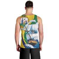 Personalized Saint Vincent and the Grenadines Sailing Men Tank Top Caribbean Sailing