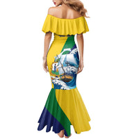 Personalized Saint Vincent and the Grenadines Sailing Mermaid Dress Caribbean Sailing