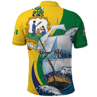 Personalized Saint Vincent and the Grenadines Sailing Polo Shirt Caribbean Sailing