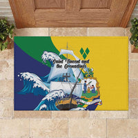 Saint Vincent and the Grenadines Sailing Rubber Doormat Caribbean Sailing