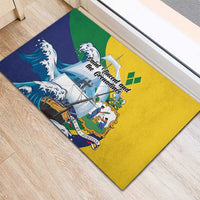 Saint Vincent and the Grenadines Sailing Rubber Doormat Caribbean Sailing