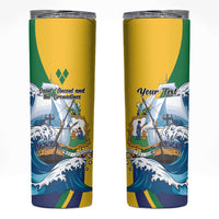Personalized Saint Vincent and the Grenadines Sailing Skinny Tumbler Caribbean Sailing