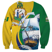 Personalized Saint Vincent and the Grenadines Sailing Sweatshirt Caribbean Sailing