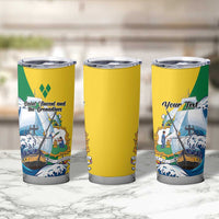 Personalized Saint Vincent and the Grenadines Sailing Tumbler Cup Caribbean Sailing