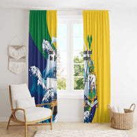 Saint Vincent and the Grenadines Sailing Window Curtain Caribbean Sailing