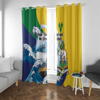 Saint Vincent and the Grenadines Sailing Window Curtain Caribbean Sailing