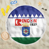 Bonaire Rincon Beach Blanket Flag Stylized