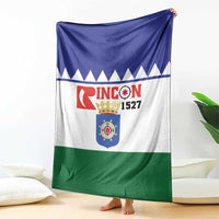 Bonaire Rincon Blanket Flag Stylized