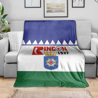 Bonaire Rincon Blanket Flag Stylized