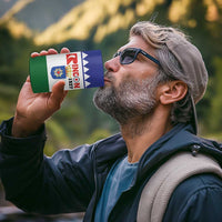 Personalised Bonaire Rincon 4 in 1 Can Cooler Tumbler Flag Stylized