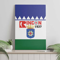 Bonaire Rincon Canvas Wall Art Flag Stylized