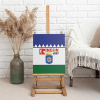 Bonaire Rincon Canvas Wall Art Flag Stylized