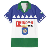 Personalised Bonaire Rincon Family Matching Puletasi and Hawaiian Shirt Flag Stylized