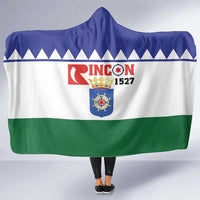 Bonaire Rincon Hooded Blanket Flag Stylized