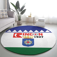Bonaire Rincon Round Carpet Flag Stylized